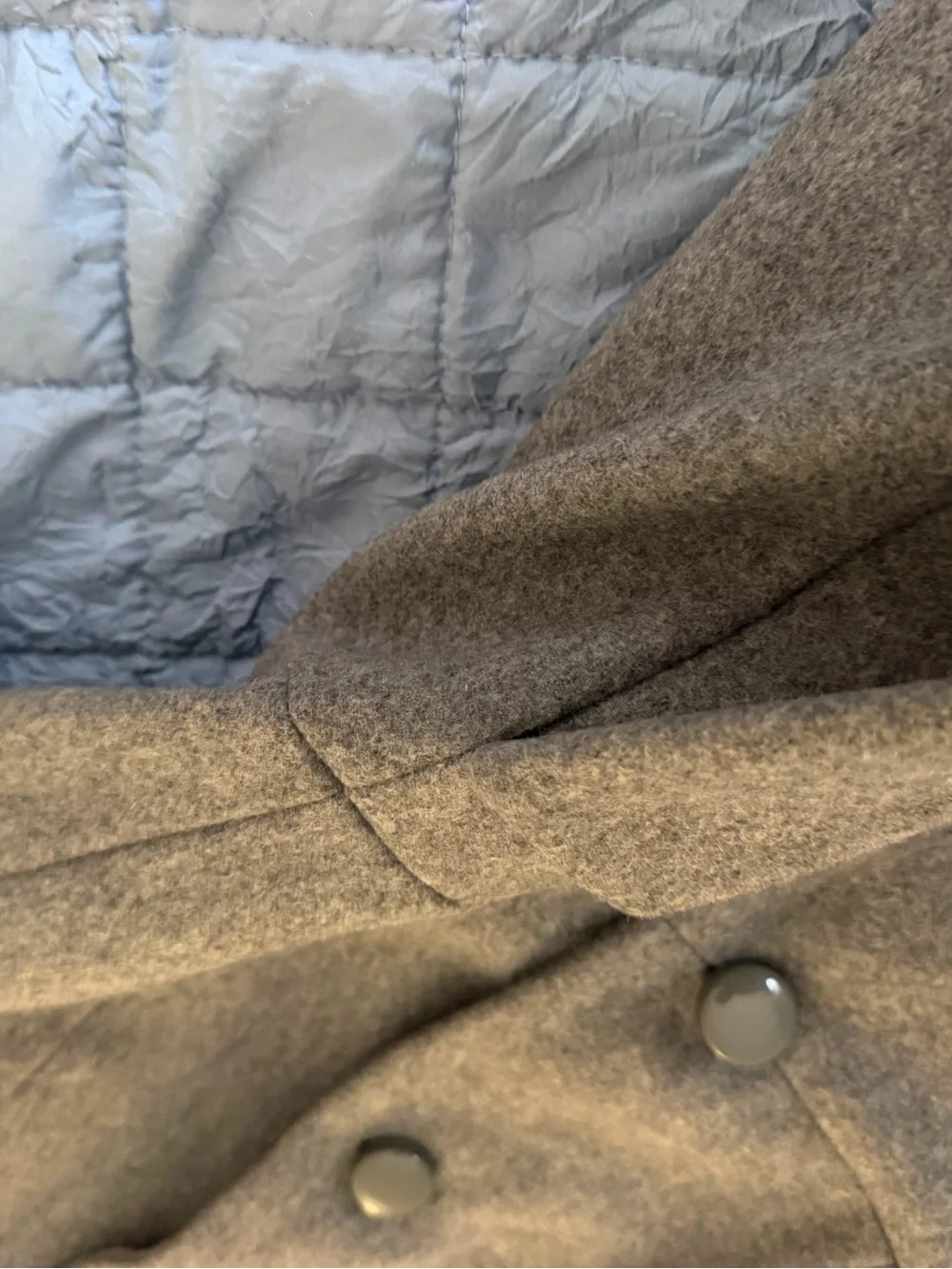 J. Crew Gray Wool Lined Dress Coat Womens Size 4
